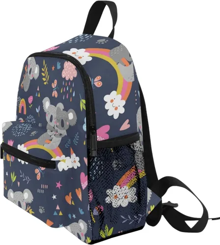 Vista 7 de Pfrewn Mochila preescolar para niños y niñas, con correa para el pecho, Koala, Classic