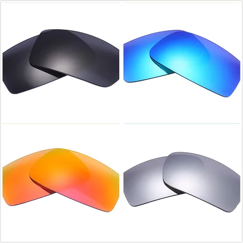 Vista 6 de NicelyFit 4 pares de lentes de repuesto polarizados para gafas de sol Oakley Gascan