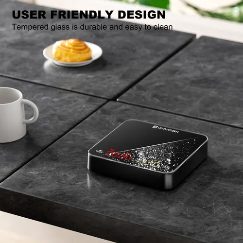Vista 8 de Báscula de café con temporizador recargable de 4.4 lbs/0.00 oz Mini Precision Scale for Espresso and Pour-Over Coffee, Portable Digital Kitchen