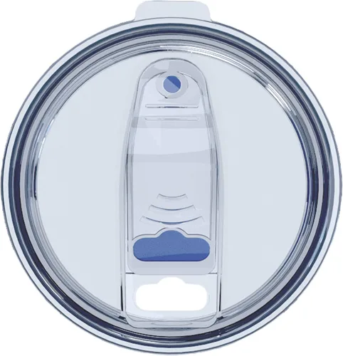 Vista 4 de Tapa de vaso para 30 oz deslizante a prueba de salpicaduras y agradable – azul claro