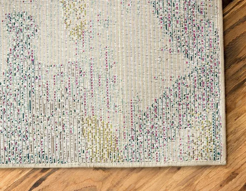 Vista 10 de Alfombra moderna Positano de estilo costero de Loom, Polipropileno, Beige/azul