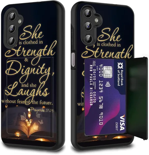 Vista 109 de Funda híbrida de doble capa con función atril para Samsung Galaxy A16 5G de 6.9 pulgadas, diseño de vaca con bandera estadounidense