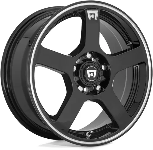 Vista 7 de Motegi MR116 FS5 15X6.5 4X100/4.5 5.32 40mm NEGRO BRILLANTE CON BRIDA MECANIZADA - MR11656598340 NEGRO BRILLO CON BRIDA MECANIZADA