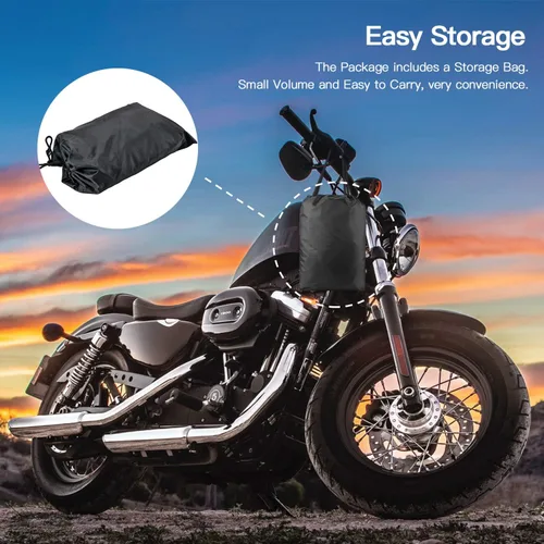 Vista 6 de Rich Choices Funda pequeña para patinete de motocicleta, impermeable, para exteriores, protección UV, protección contra la lluvia, para todas