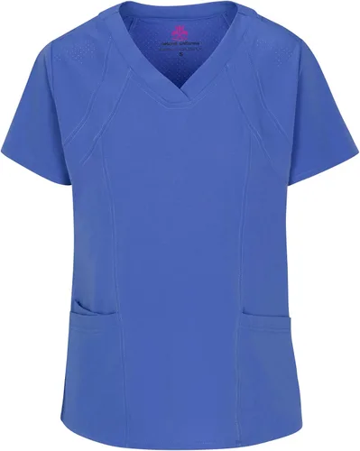 Vista 9 de Natural Uniforms Conjunto de ropa quirúrgica elástica para mujer con tallas regulares y pequeñas