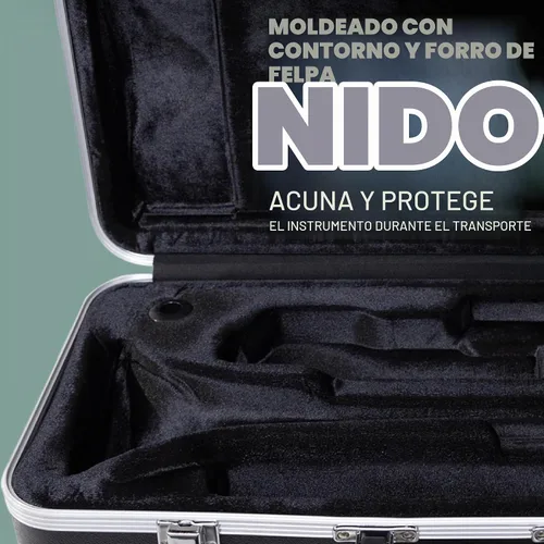 Vista 5 de Gator Cases Andante Series GC-TENORSAX-23 - Carcasa rígida para saxofón tenor Bb, ABS