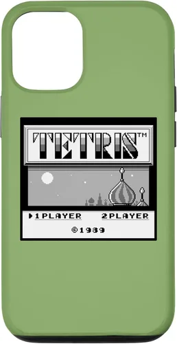 Vista 11 de Funda con pantalla para iPhone 12 mini Tetris 1989