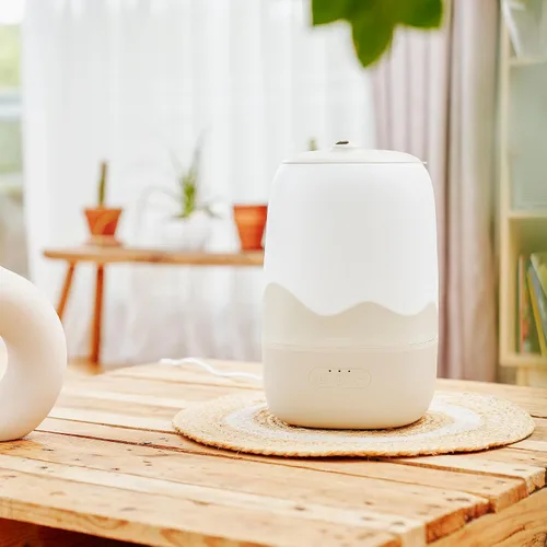 Vista 2 de Babymoov Wave - Humidificador 3 en 1 para bebé, fácil limpieza, llenado superior, capacidad XL para dormitorio grande y guardería, luz nocturna