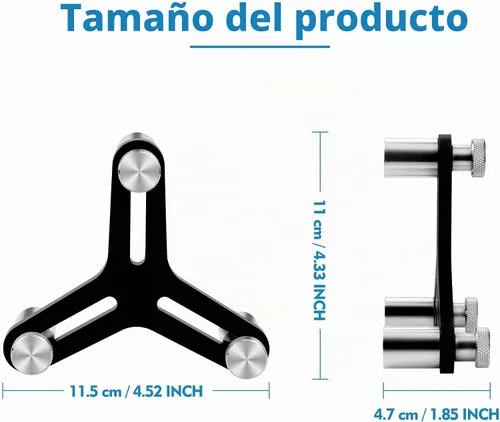 Vista 2 de Herramienta de cuadratura universal de anillo de pistón para orificios de 2-5 pulgadas de espacio final