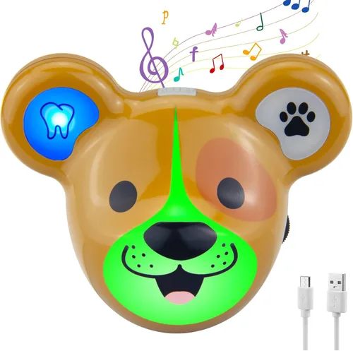 Vista 9 de Temporizador musical para niños, batería recargable, temporizador de cepillo de dientes de 2 minutos y temporizador de lavado de manos de baño de 20