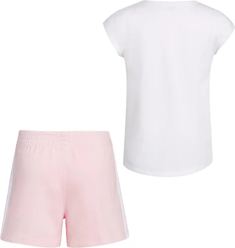 Vista 3 de adidas Conjunto corto de rizo francés de algodón de 2 piezas para niñas