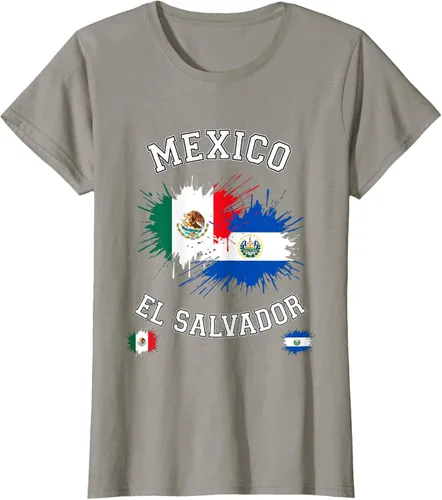 Vista 54 de Camiseta de recuerdo de la bandera vintage de El Salvador de México