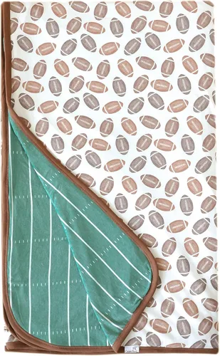Vista 53 de Copper Pearl Manta de bebé jumbo de 3 capas: edredones suaves para niños y niñas Transpirable, acogedora, manta para niños pequeños Edredón