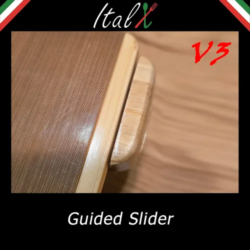 Vista 6 de ITALX EZ Pizza Peel 12 V3 (tamaño real de 11.89 pulgadas) – Pelela profesional de pizza autolanzable – Peel deslizante