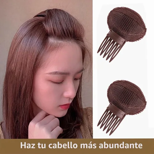Vista 4 de Base de pelo Esponja Clip invisible peine Bump It Up Herramienta de volumen Almohadillas falsas Inserción de pelo Bump Styling Insertar extensiones