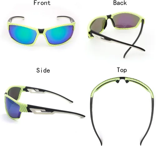 Vista 5 de Gafas de sol deportivas polarizadas para béisbol, correr, ciclismo, pesca, golf