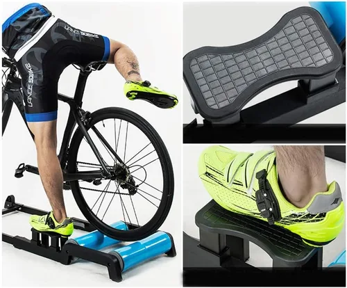 Vista 5 de Soporte de bicicleta para bicicleta, plataforma de montar en bicicleta de montaña, plataforma de entrenamiento interior para carreteras de montaña