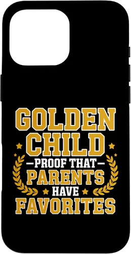 Vista 19 de Golden Child Mom's Favorite Gifted Kids Sibling Rivalry Art Case for iPhone 16