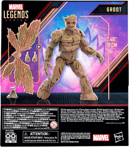 Vista 3 de Marvel Legends Series Groot, Guardians of The Galaxy Vol.3 - Figuras