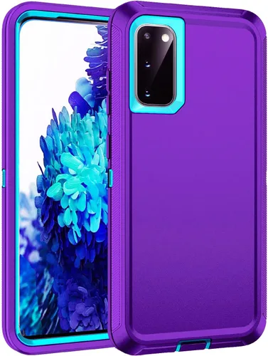 Vista 13 de Funda para Galaxy S20 Plus 5G, a prueba de golpes, a prueba de caídas, a prueba de polvo, 3 capas, protección de cuerpo completo, resistente
