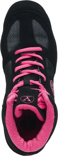 Vista 4 de Yes! Athletics Defiant2 - Zapatos de lucha libre para mujer, suela de goma 100% antideslizante, zapatos de boxeo ligeros para mujer, MMA duraderos