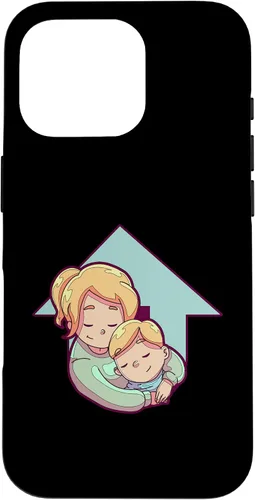 Vista 20 de iPhone 16 Mother And Child Illustration For Kids Case