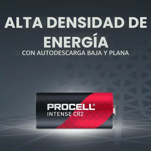 Vista 3 de PROCELL Batería de litio CR2 de 3 V de alta potencia, baterías PCCR2 de 3 voltios de larga duración para cámaras digitales, iluminación profesional