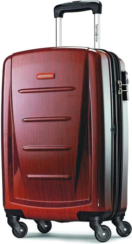 Vista 2 de Samsonite Winfield 2 - Equipaje rígido con ruedas giratorias, Burgundy, 2-Piece Set (2028)