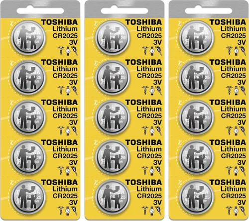 Vista 11 de Toshiba CR2025 - Paquete de ampolla resistente a los niños con celda de moneda de litio de 3 V (2 baterías)