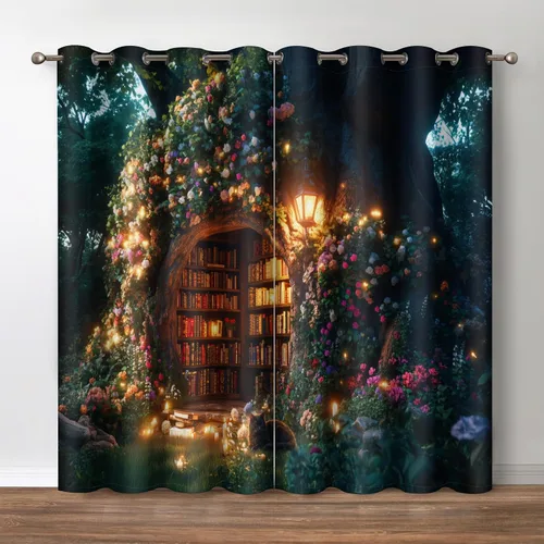 Vista 27 de Jekeno Cortinas blancas y negras para ventana, diseño moderno de ladrillo abstracto en 3D, cubos futuristas, geométricos, cuadros, bolsillo