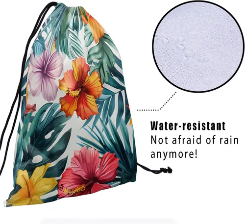 Vista 130 de Bolsa de agarre de gimnasia de piel de animal, bolsa de gimnasia con cordón ajustable, bolsa de cuerda para fauna silvestre, Mariposas Galaxy