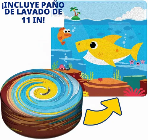 Vista 7 de Baby Shark Estudio de arte de baño definitivo de Horizon Group USA