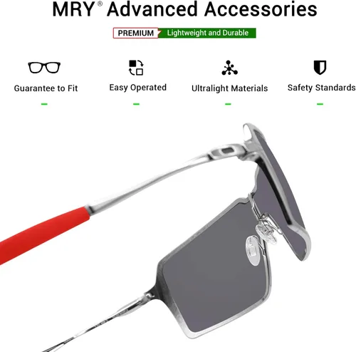 Vista 6 de Mryok - Calcetines de repuesto para gafas de sol Oakley Probation - Opciones