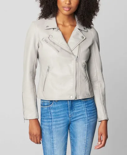 Vista 4 de BLANKNYC Chaqueta de motocicleta de cuero vegano semi ajustada para mujer