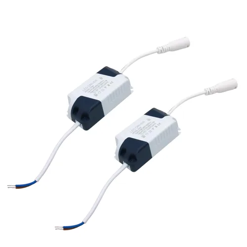 Vista 21 de Controlador LED de 1-3W, corriente constante 300mA CA 85-265V Salida 6-12V SM conector macho fuente de alimentación externa transformador