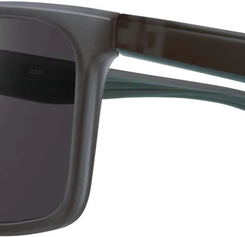 Vista 3 de Nike Chak DZ7372 021 - Gafas de sol mate gris oscuro y plateado con forma cuadrada, 2.126 in, Gris oscuro matedestello plateado