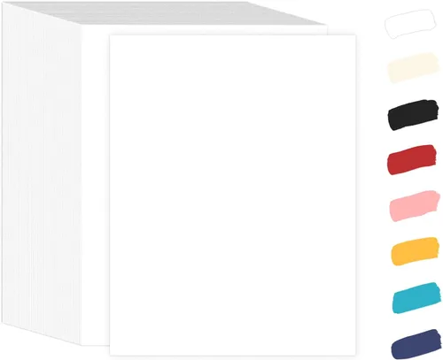 Vista 18 de Goefun 100 Sheets Yellow Cardstock 8.5 x 11 65lb Paper Amarillo