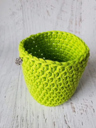 Vista 7 de Lime Green 100% Cotton Cup Sleeve