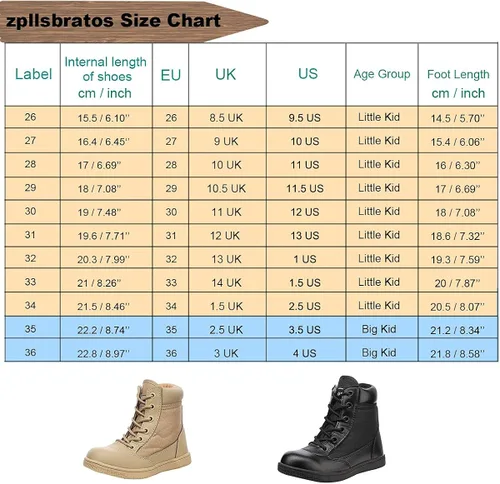 Vista 7 de zpllsbratos Botas de senderismo al aire libre para niños y niñas botas de senderismo para caminar