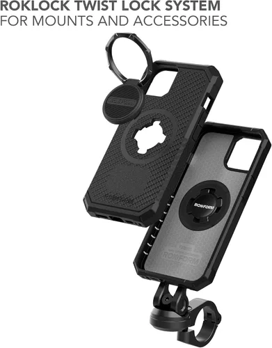 Vista 5 de Rokform - Funda para iPhone 14, Serie Rígida, Magnética Dual, Cubierta para iPhone con RokLock de Bloqueo Giratório, Equipo Protector para Apple