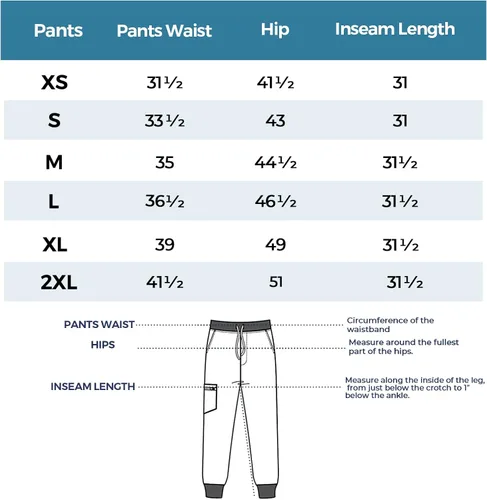 Vista 2 de COZYFIT Pantalones médicos para hombre, pantalones ajustados con 5 bolsillos, cintura de yoga, antiarrugas para hombre