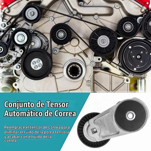Vista 3 de X AUTOHAUX Conjunto automático de polea tensor de correa para Dodge Charger Journey para Ram 1500 C/V para Jeep para Chrysler 200 300 para VW NO.