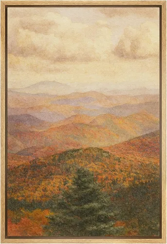 Vista 39 de SIGNFORD Lienzo Enmarcado Impresión Arte de Pared Océano Pastel Luz del Sol Puesta de Sol Horizonte Naturaleza Vida Silvestre Ilustraciones Arte