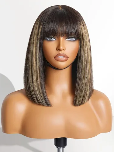 Vista 25 de Luvme Hair Ultra Confortable, de Colocación Rápida y Fácil, Corte Pixie Corto con Flequillo de 12.7 cm, con Tapa de Algodón Amistosa con la Piel