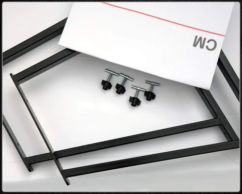 Vista 4 de BREMER SITZBEZÜGE Powder-coated multi-flex board console compatible with VW Multivan T5 T6 T6.1 / T5 accessories / T6 bed extension/height 51 cm 2