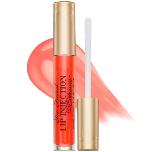 Vista 35 de Too Faced Lip Injection Lip Plumper Hydrating Lip Gloss for Fuller-Looking Lips Original, Maximum Plump, Cooling Gloss & Plumping Click Formulas