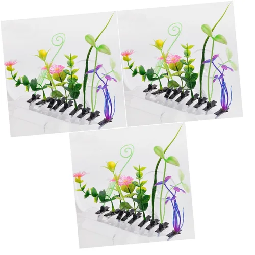 Vista 2 de FRCOLOR Broches de brote, 30 unidades, lindas pinzas para el pelo de brotes de frijoles para mujeres, horquilla de flores, plantas, hierba, pasador