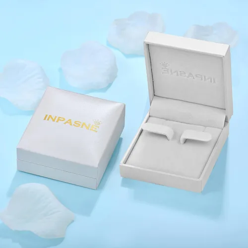 Vista 6 de Inpasne Aretes colgantes de infinito para mujer, plata de ley 925, aretes colgantes con piedra natal, regalos para mujeres, mamá, esposa, novia, hija