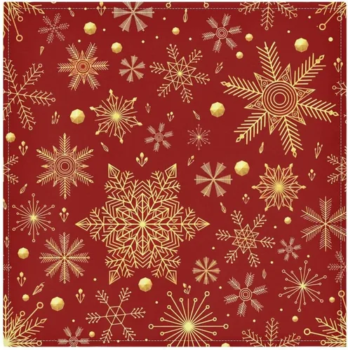 Vista 11 de Paquete de 6 servilletas de tela, servilletas lavables de Navidad, ideales para bodas, fiestas, cenas de vacaciones, 20 x 20 pulgadas Patrón 3