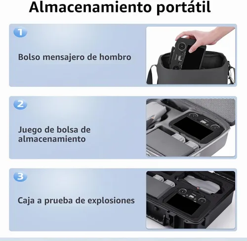 Vista 6 de BRDRC Air 3S - Funda de silicona para DJI RC 2, funda protectora compatible con DJI Neo Mini 4 Pro Air 3 Flip Fly More Combo Controlador Accesorios